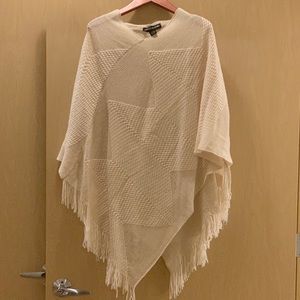 Charlotte Daniel Cream Poncho